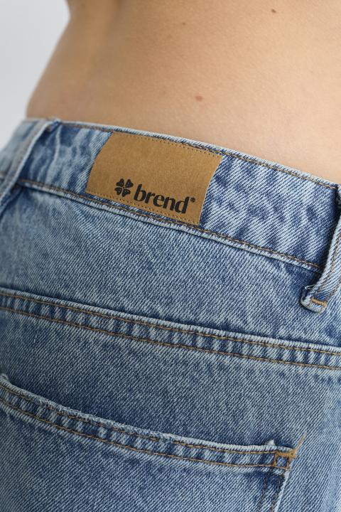 Jeans barrel cuciture denim chiaro - Primavera Estate 2026 | Brend