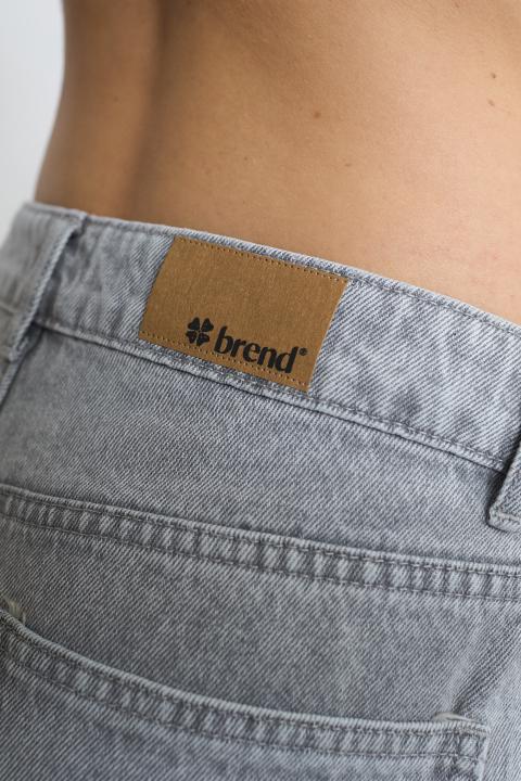 Jeans barrel strappi grigio delavato - Primavera Estate 2026 | Brend