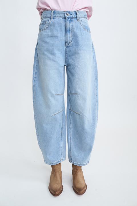 Jeans barrel denim chiaro - Primavera Estate 2026 | Brend