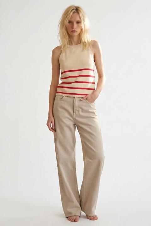 Jeans baggy res.beige - Primavera Estate 2026 | Brend