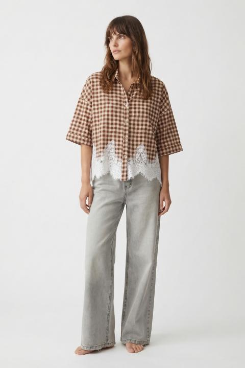 Jeans palazzo grigio chiaro - Primavera Estate 2026 | Brend