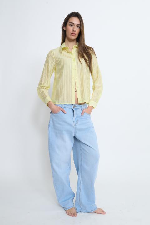 Jeans barrel denim chiaro - Primavera Estate 2026 | Brend