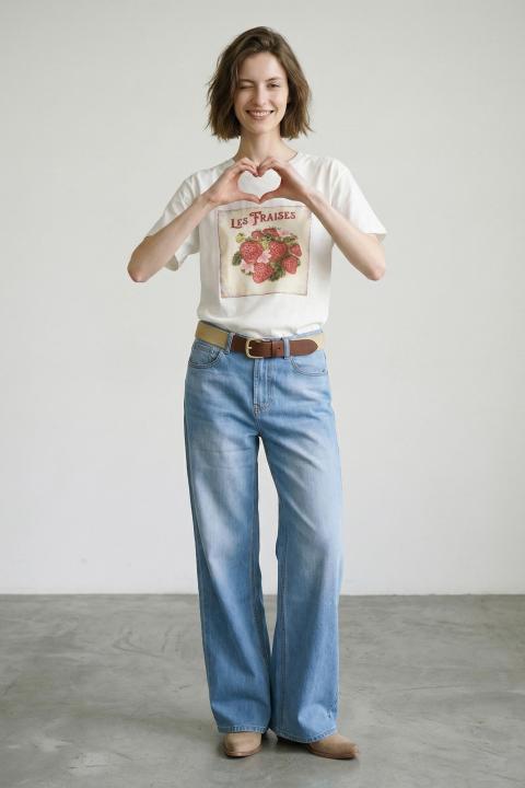 Jeans doppio taglio denim medio - Primavera Estate 2026 | Brend