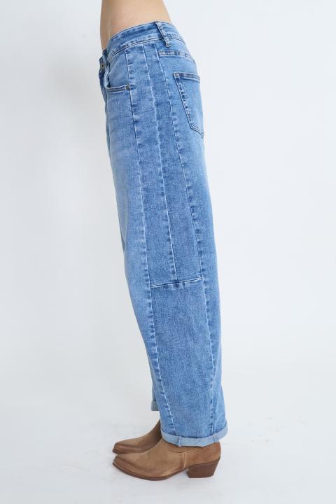 Jeans barrel denim medio - Primavera Estate 2026 | Brend