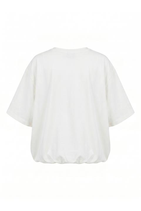 T-shirt palloncino panna - Primavera Estate 2026 | Brend