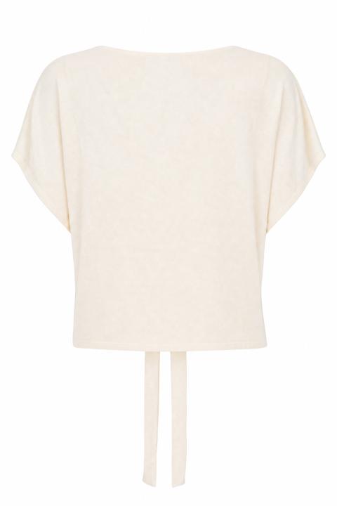 Maglia con nodo lino naturale - Primavera Estate 2026 | Brend