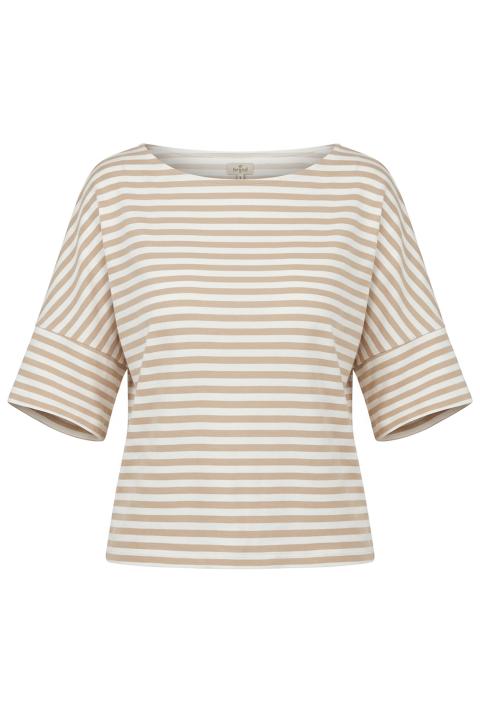 Maglia felpina rigata rigo fango - Primavera Estate 2026 | Brend