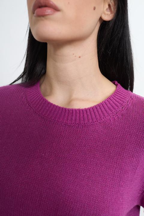 Maglia frange fondo uva - Primavera Estate 2026 | Brend