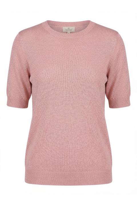 Maglia mezza manica lurex rosa - Primavera Estate 2026 | Brend