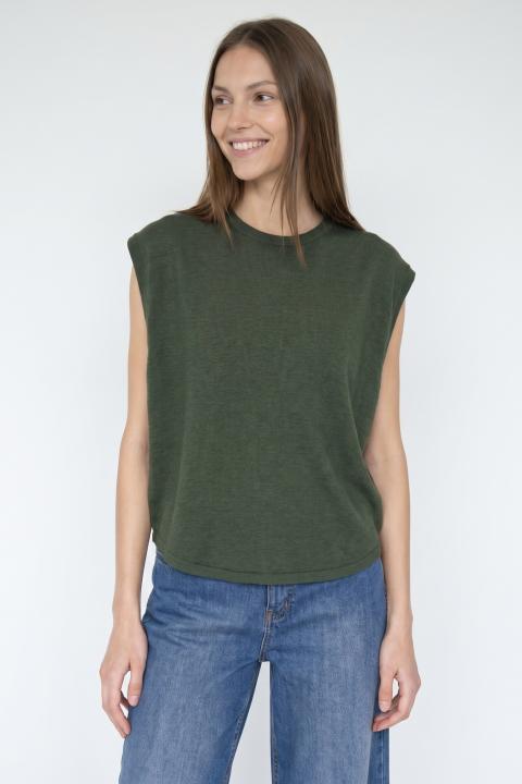 Maglia smanicata militare - Primavera Estate 2026 | Brend
