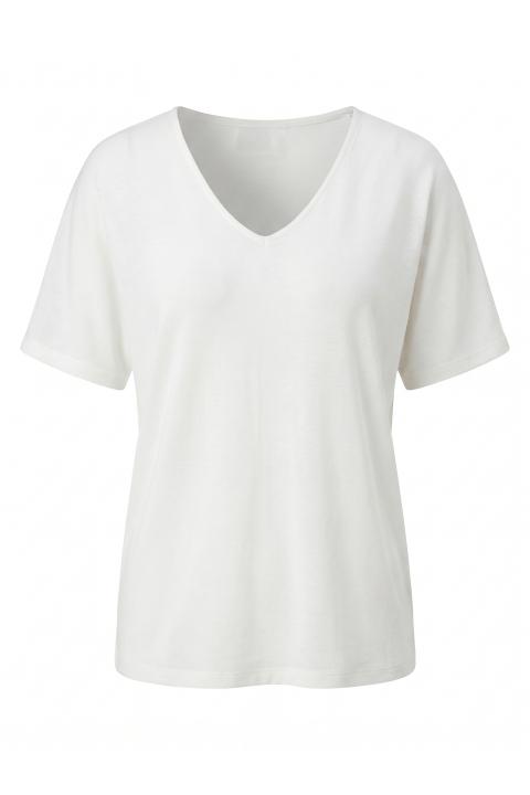 Maglia scollo V kimono bianco - Primavera Estate 2026 | Brend