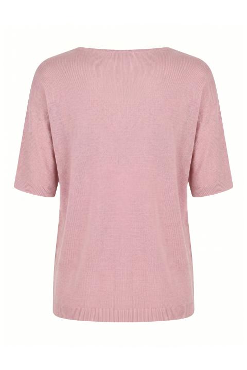 Maglia scollo V kimono rosa - Primavera Estate 2026 | Brend