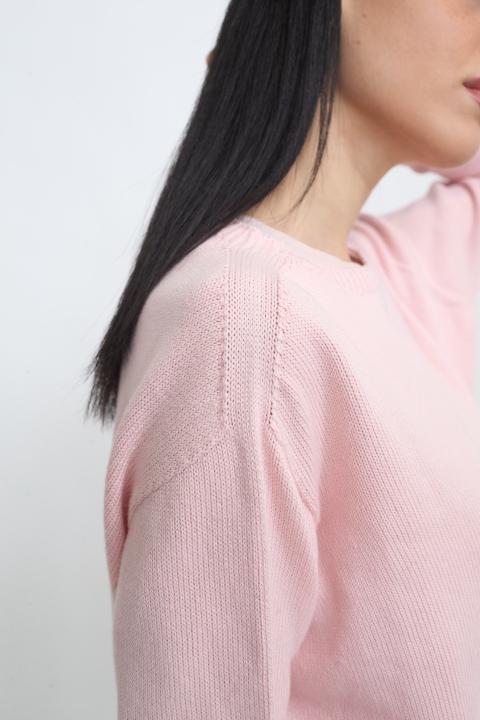 Maglia paricollo scatoletta rosa - Primavera Estate 2026 | Brend