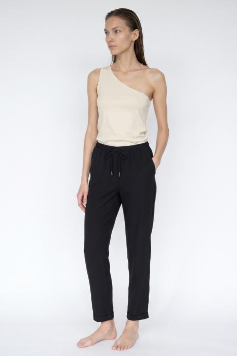 Pantalone coulisse nero - Primavera Estate 2026 | Brend