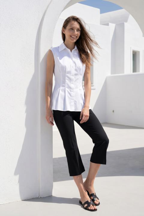 Panta-Capri elastico nero - Primavera Estate 2026 | Brend