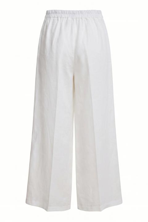 Pantalone palazzo lino bianco - Primavera Estate 2026 | Brend