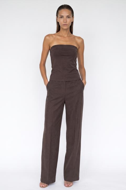 Pantalone palazzo elastico dietro moro - Primavera Estate 2026 | Brend