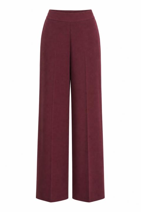 Pantalone palazzo elastico dietro vino - Primavera Estate 2026 | Brend
