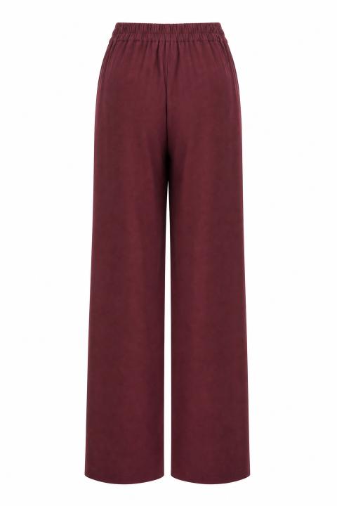 Pantalone palazzo elastico dietro vino - Primavera Estate 2026 | Brend