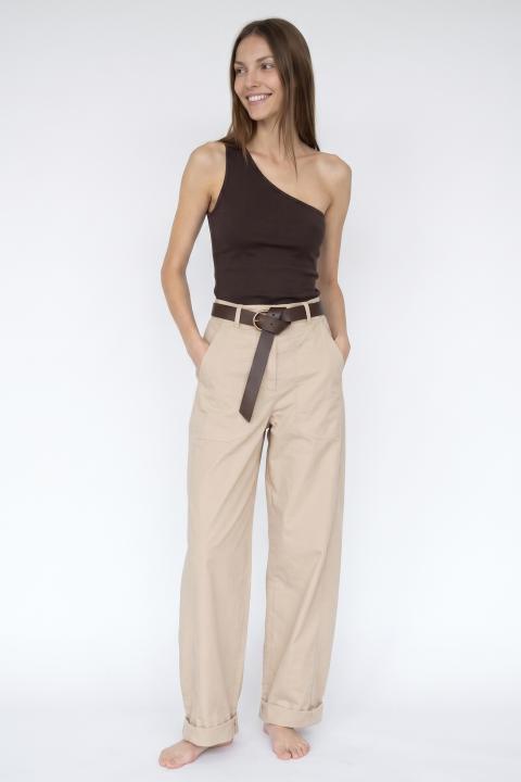 Pantalone Wow tasconi sabbia - Primavera Estate 2026 | Brend