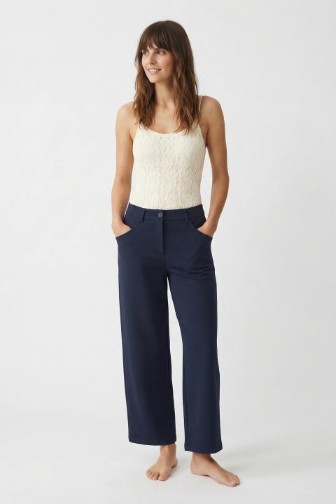 Pantalone barrel blu - Primavera Estate 2026 | Brend