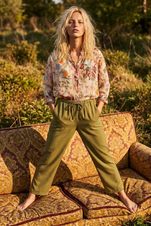 Pantalone coulisse olio - Primavera Estate 2026 | Brend