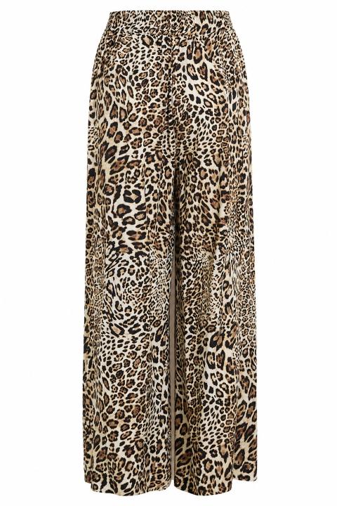 Pantalone palazzo viscosa fantasia animalier - Primavera Estate 2026 | Brend