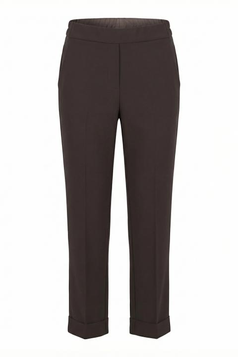 Pantalone elastico tessuto fluido moro - Primavera Estate 2026 | Brend