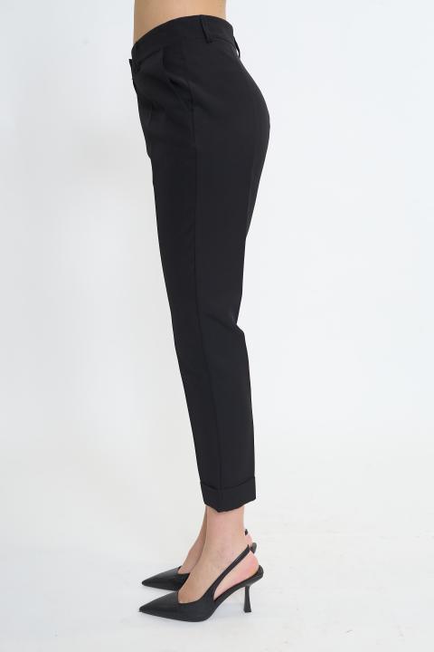 Pantalone cicca risvolto nero - Primavera Estate 2026 | Brend