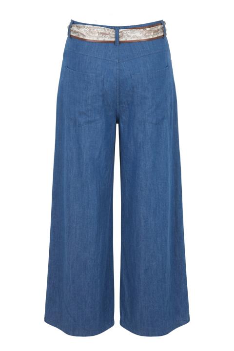 Pantalone palazzo chambry denim medio - Primavera Estate 2026 | Brend