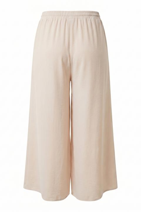 Pantalone palazzo coulisse naturale - Primavera Estate 2026 | Brend