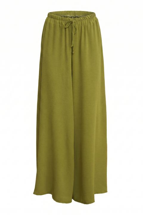 Pantalone palazzo coulisse olio - Primavera Estate 2026 | Brend