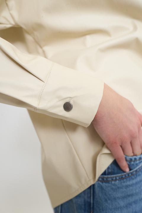 Camicia over effetto pelle beige - Primavera Estate 2026 | Brend