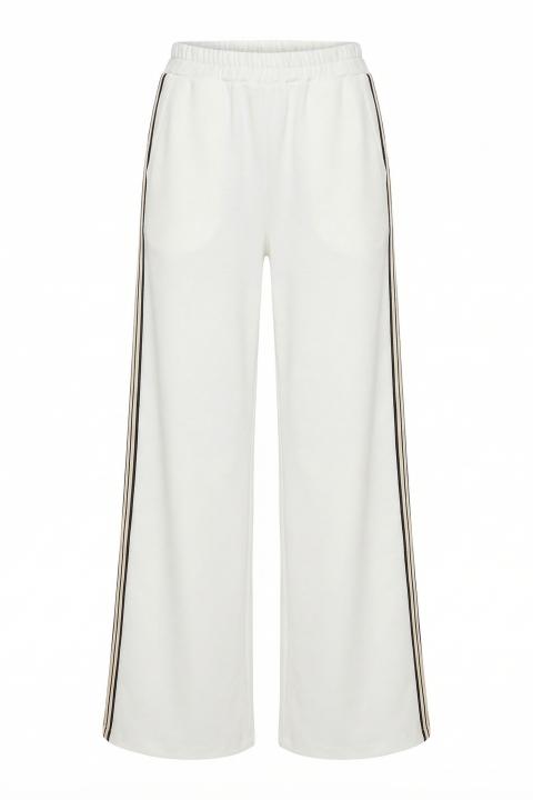 Pantalone bande laterali panna - Primavera Estate 2026 | Brend