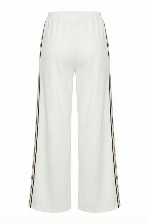 Pantalone bande laterali panna - Primavera Estate 2026 | Brend