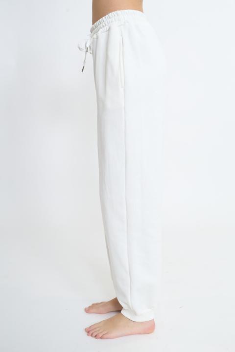 Pantalone felpa coulisse panna - Primavera Estate 2026 | Brend