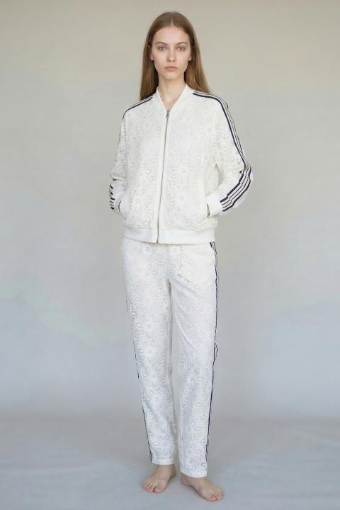 Pantalone pizzo bande panna - Primavera Estate 2026 | Brend