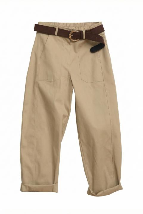 Pantalone wow-tasconi beige - Primavera Estate 2026 | Brend
