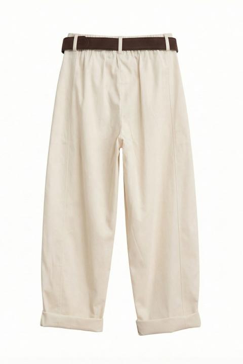 Pantalone wow-tasconi naturale - Primavera Estate 2026 | Brend
