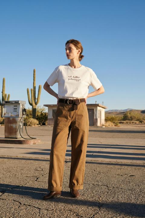 Pantalone wow-tasconi tabacco - Primavera Estate 2026 | Brend