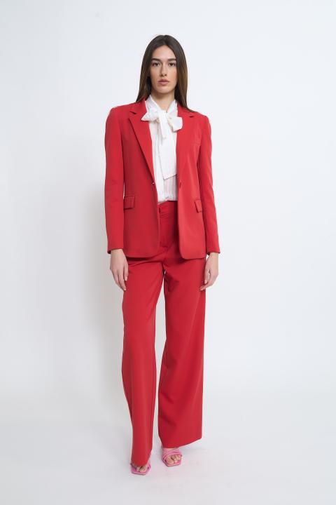 Pantalone gamba dritta rosso - Primavera Estate 2026 | Brend