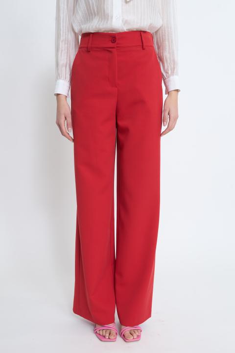 Pantalone gamba dritta rosso - Primavera Estate 2026 | Brend