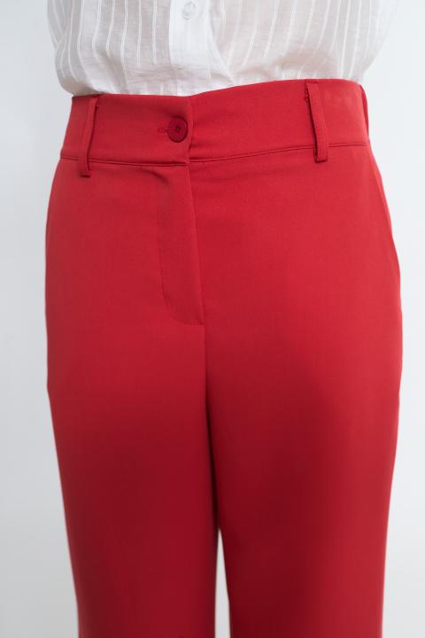 Pantalone gamba dritta rosso - Primavera Estate 2026 | Brend