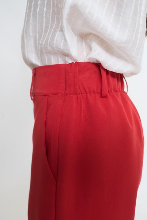 Pantalone gamba dritta rosso - Primavera Estate 2026 | Brend