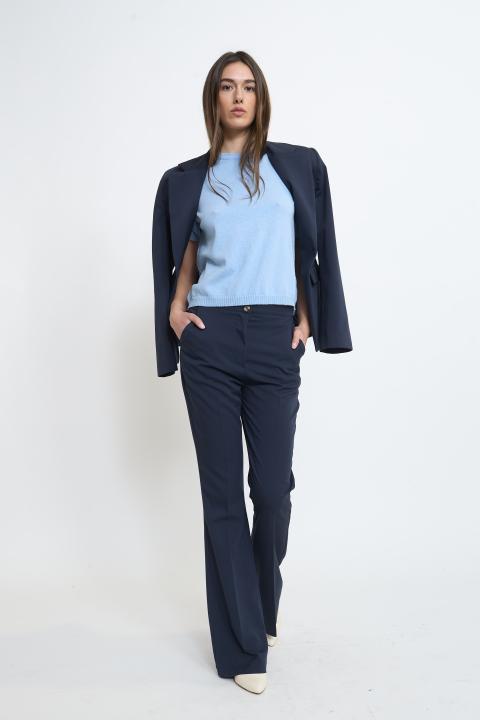 Pantalone flare blu - Primavera Estate 2026 | Brend