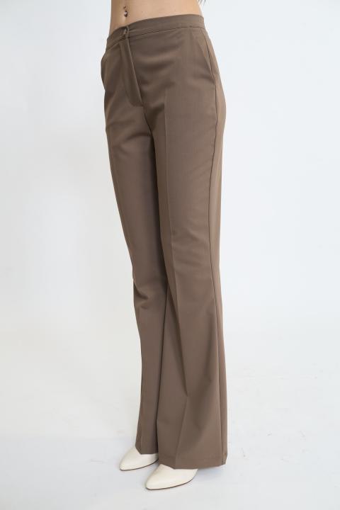 Pantalone flare taupe - Primavera Estate 2026 | Brend