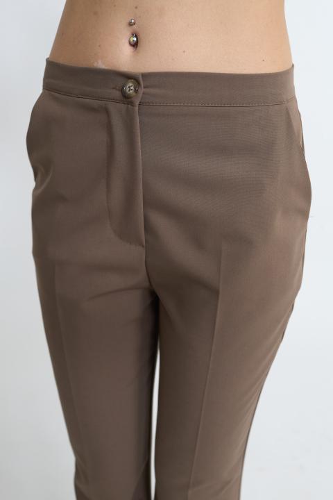 Pantalone flare taupe - Primavera Estate 2026 | Brend