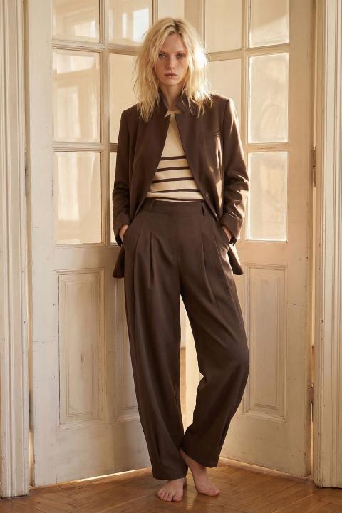 Pantalone doppia pinces moro - Primavera Estate 2026 | Brend