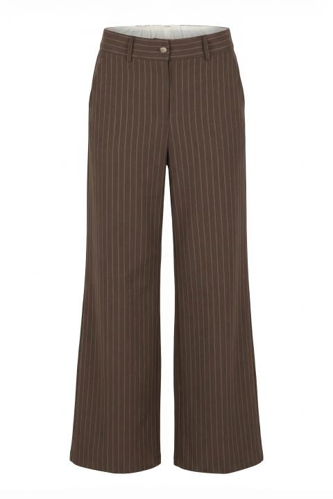 Pantalone gamba dritta gessato moro - Primavera Estate 2026 | Brend