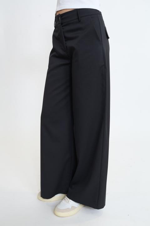 Pantalone palazzo nero - Primavera Estate 2026 | Brend